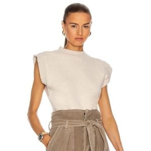 Agolde Simone sleeveless sweatshirt size s new